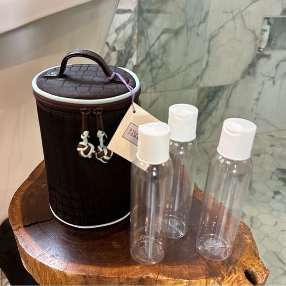 NWT Stephanie Johnson Toiletry Bag reusable container shampoo conditioner - Picture 11 of 11